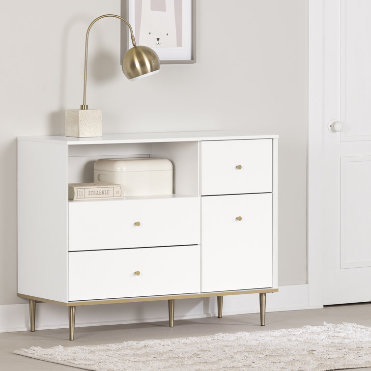 Bulger Changing Table Dresser Viv Rae Color White